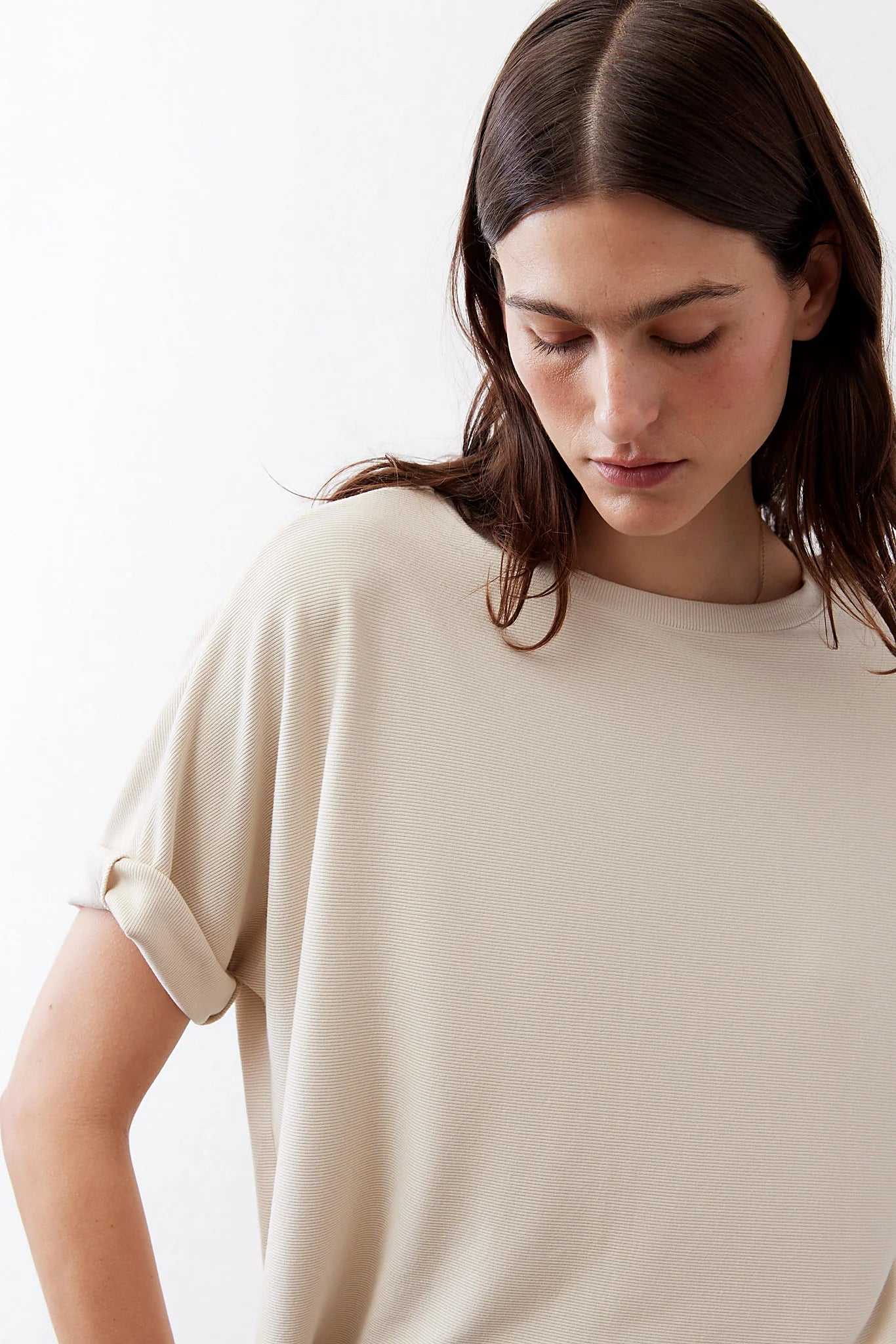 Essential Short Sleeve Button Top