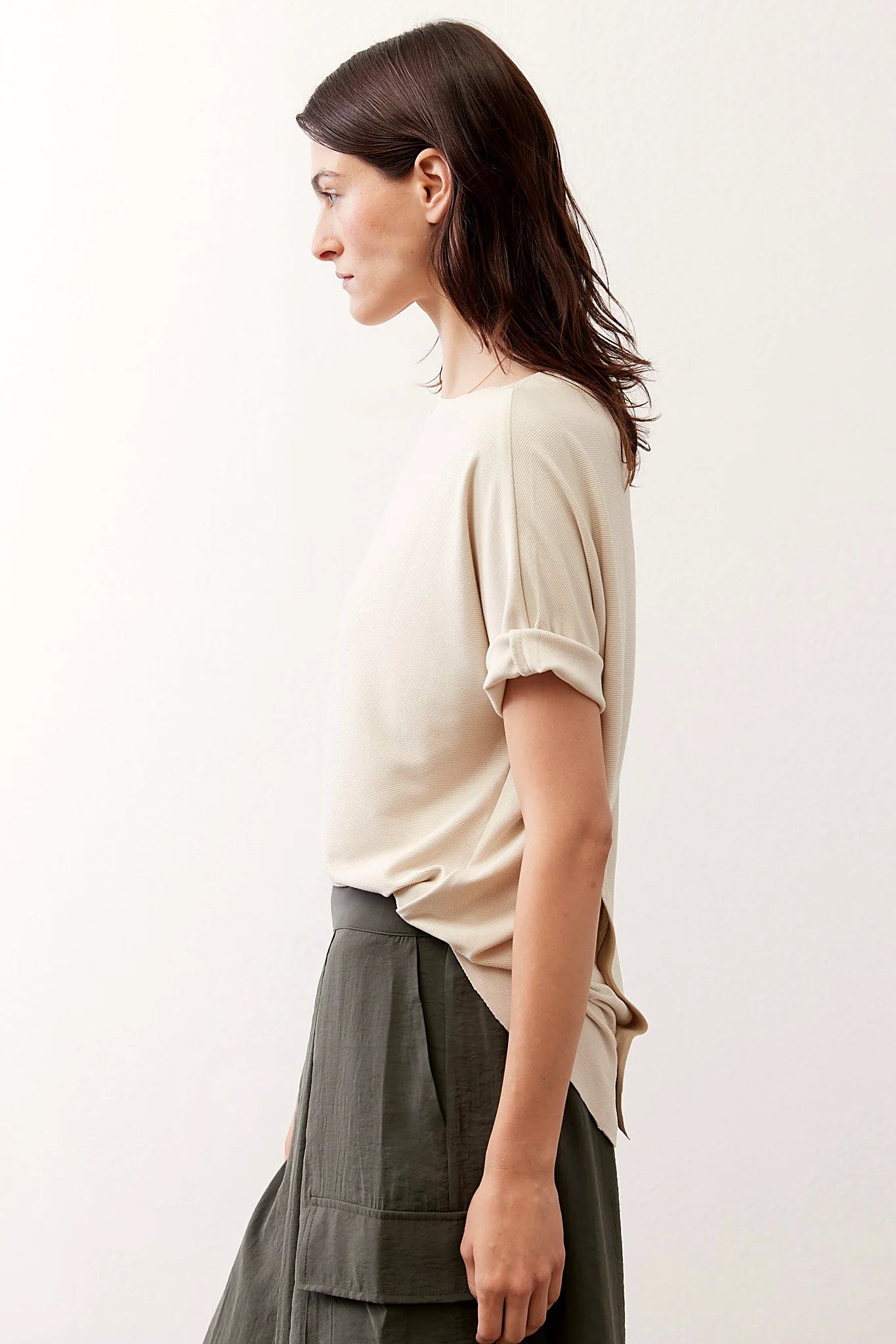 Essential Short Sleeve Button Top