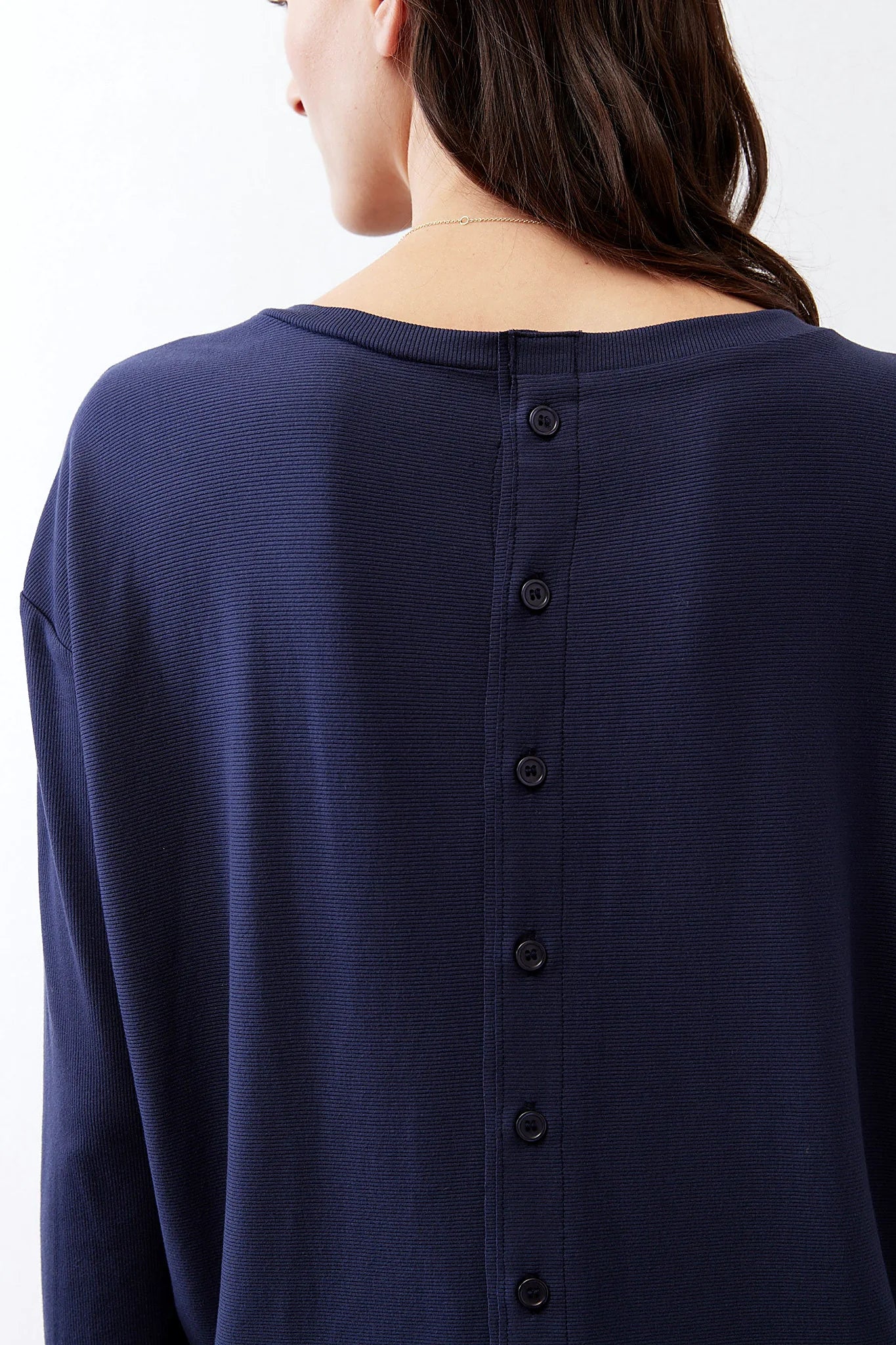 Essential Top With Buttons In The Back
