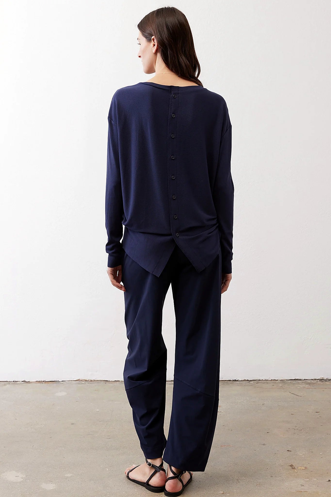 Essential Top With Buttons In The Back
