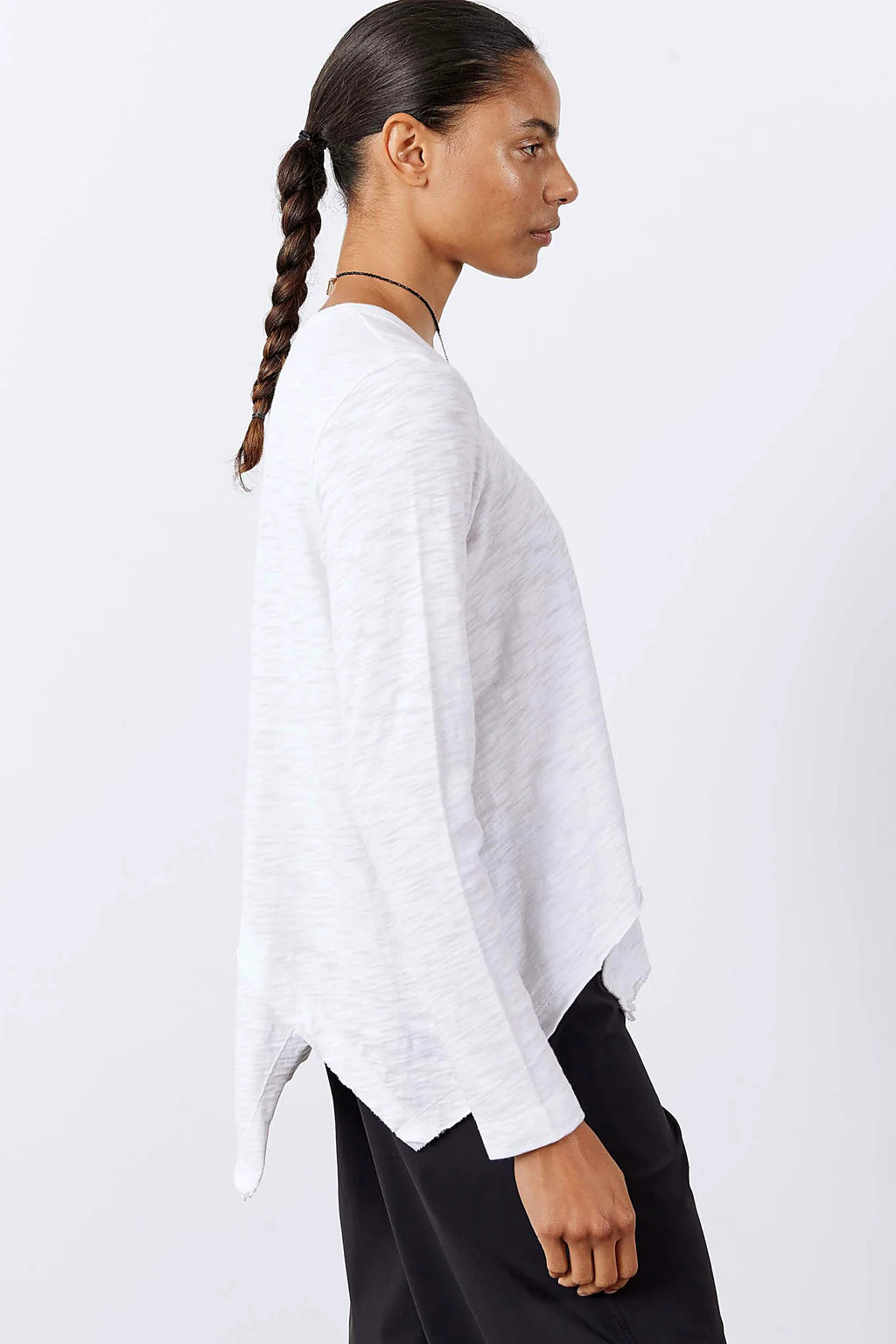 Inner Glow Asymmetric Long Sleeve Top