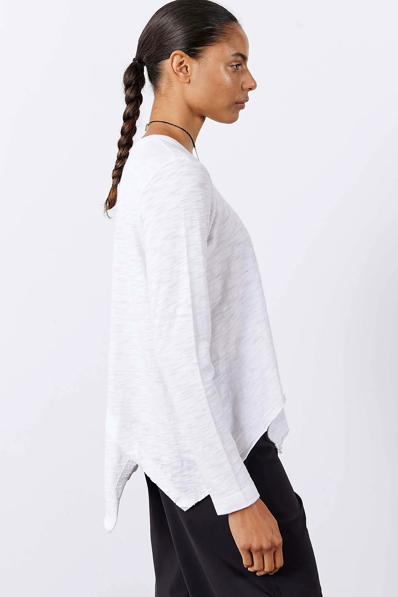 Inner Glow Asymmetric Long Sleeve Top