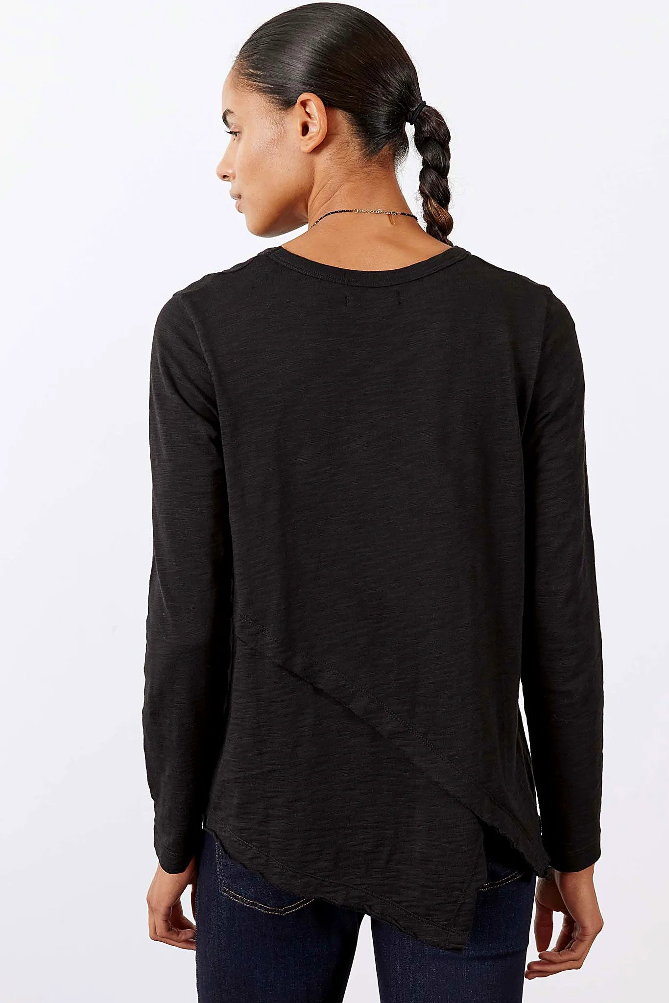 Inner Glow Asymmetric Long Sleeve Top