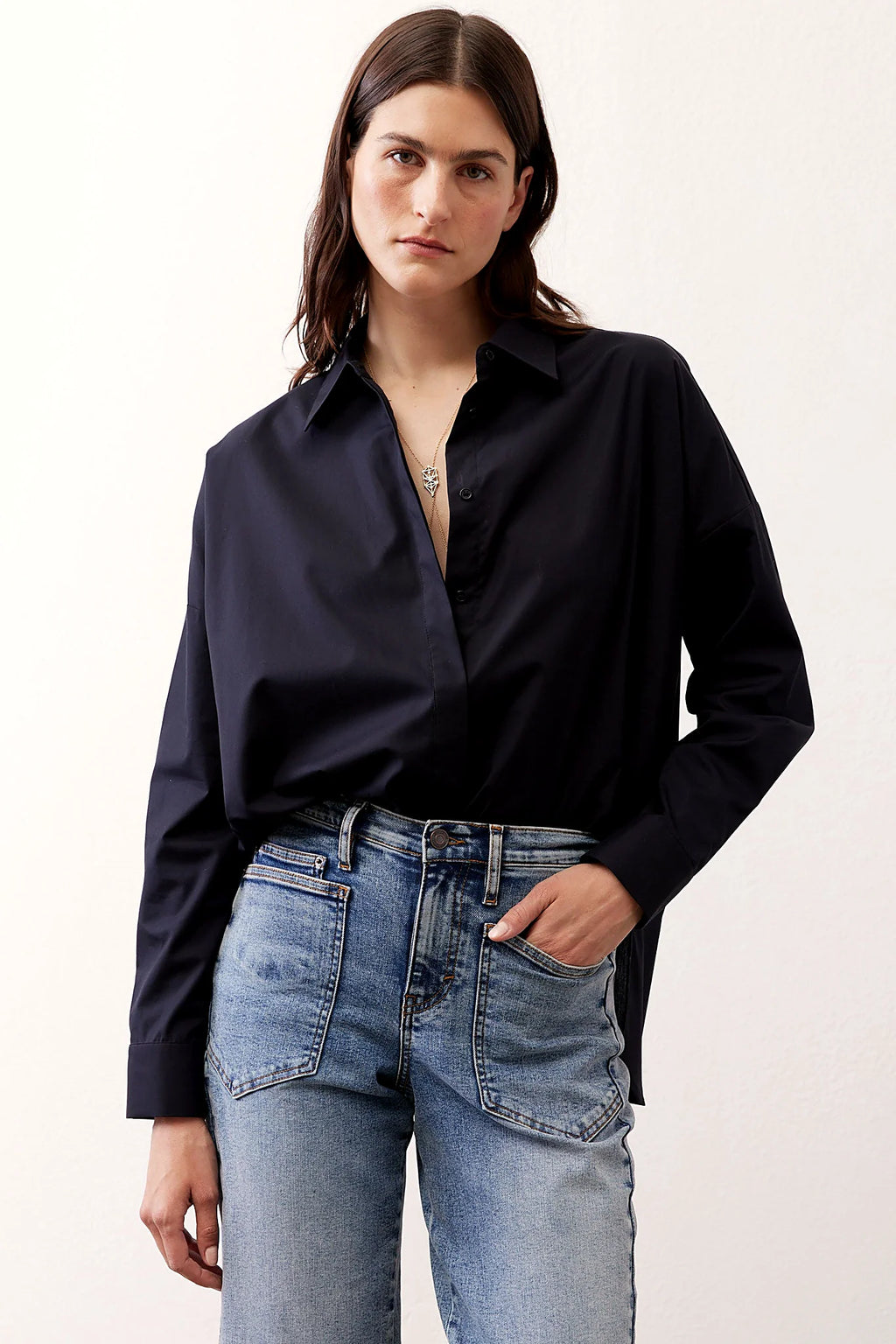 The clean, crease-free surface of the fabric