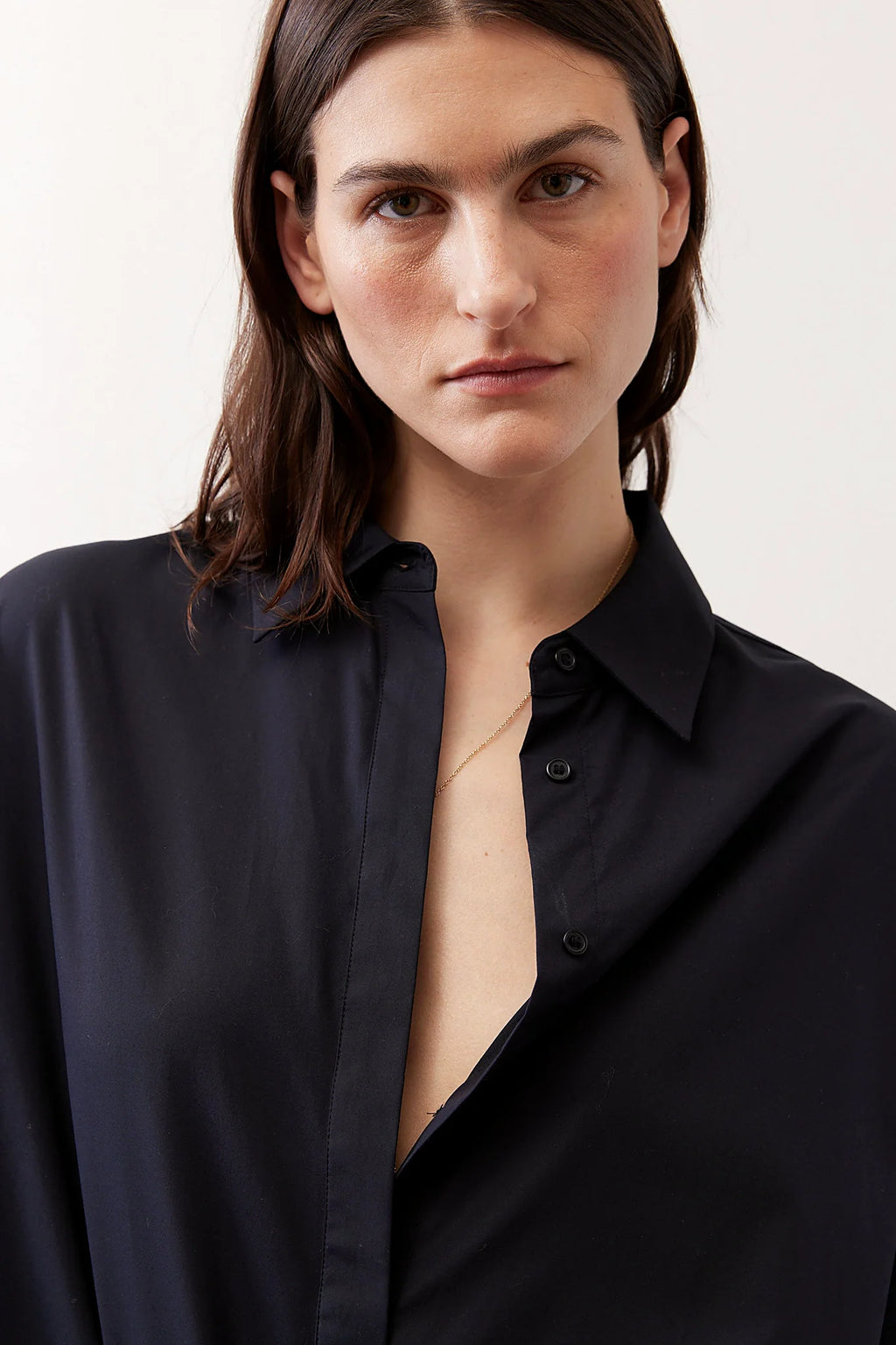 Non-Iron Refine Oversized Tunic