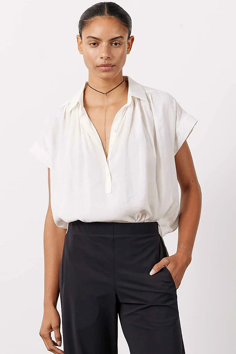 The Nonchalant Oversized Voile Blouse