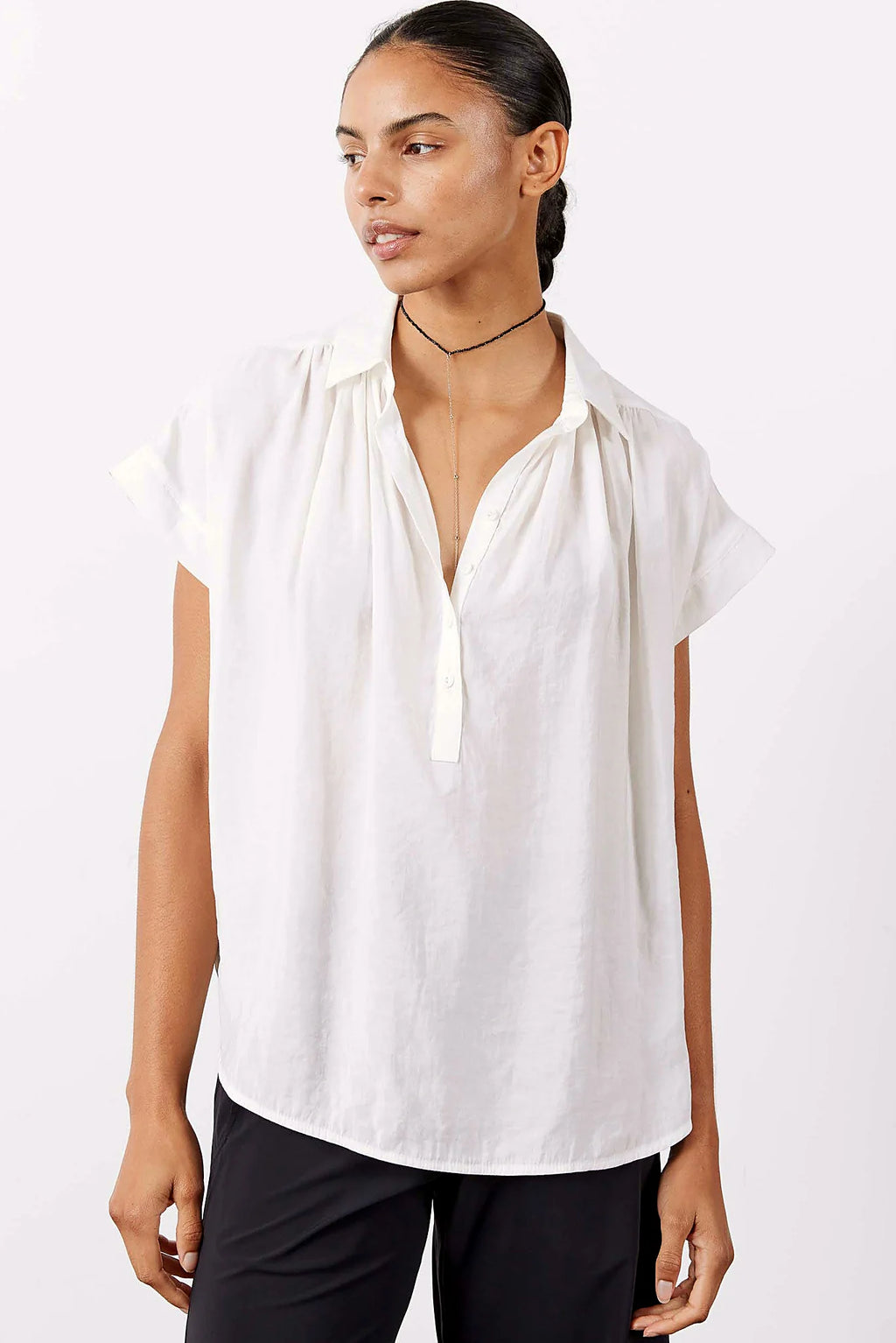 The Nonchalant Oversized Voile Blouse
