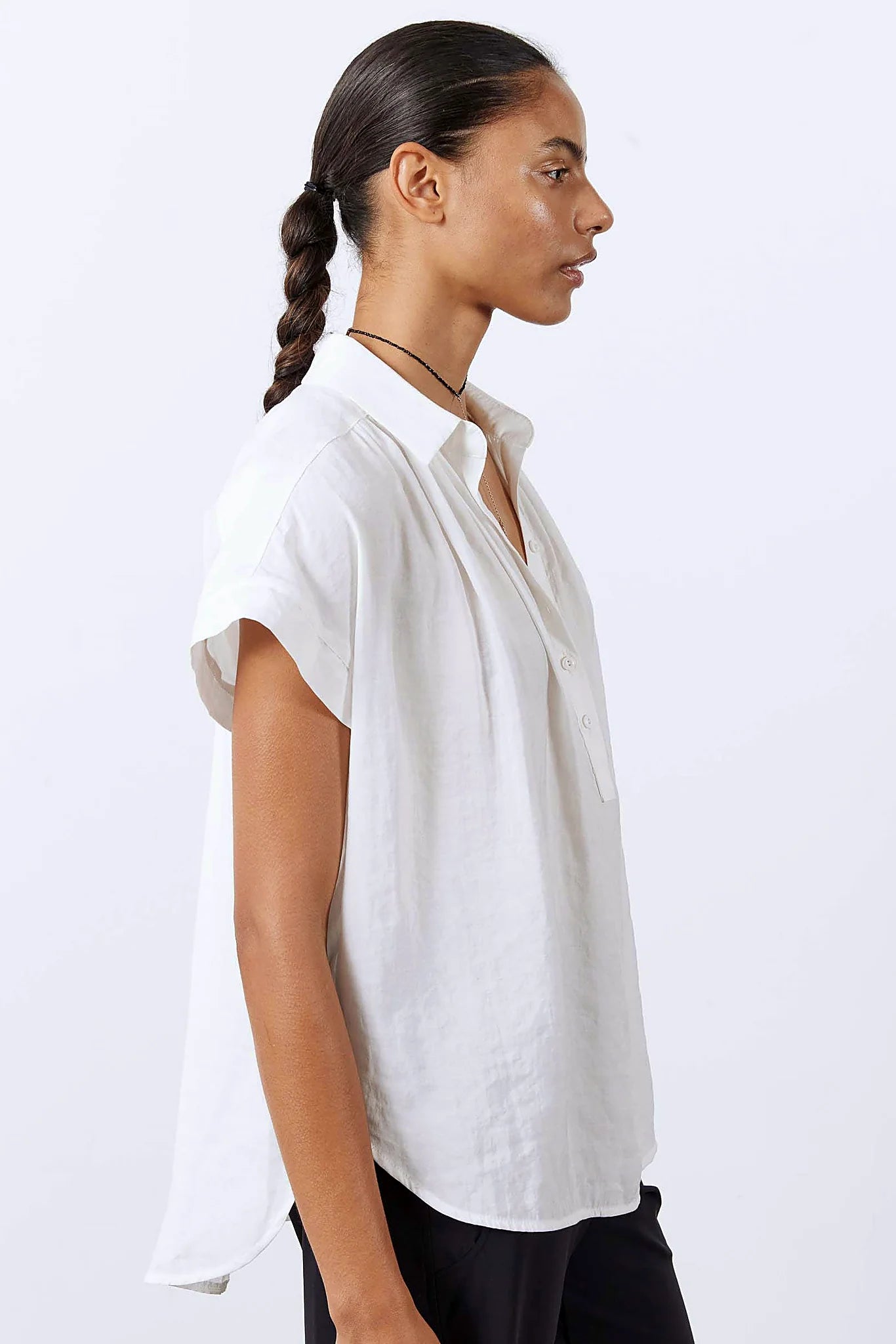 The Nonchalant Oversized Voile Blouse