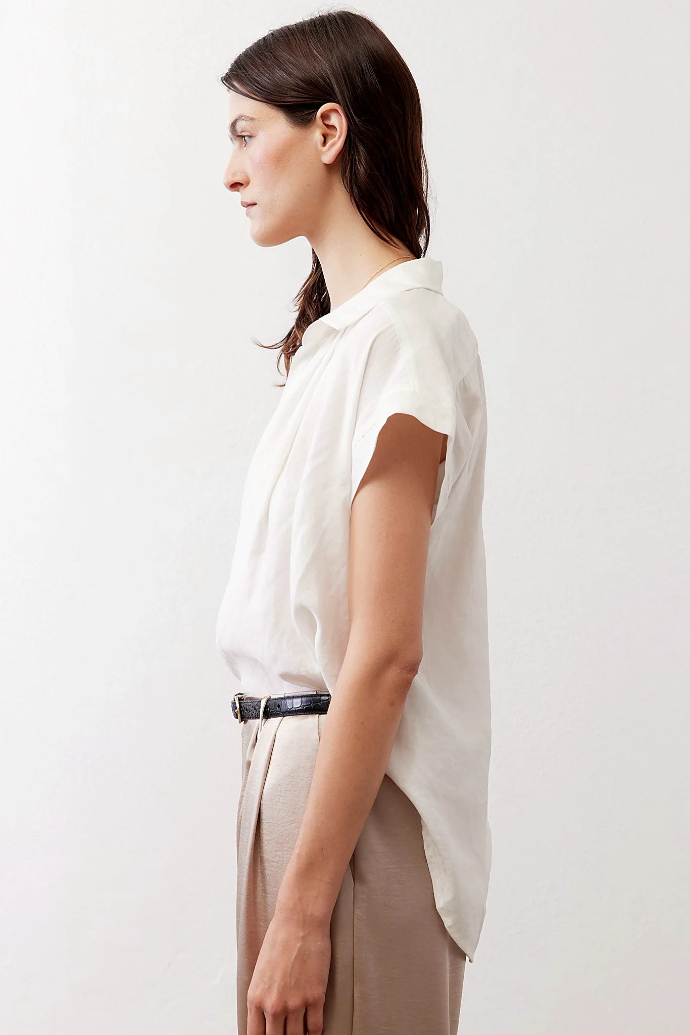 The Nonchalant Oversized Voile Blouse