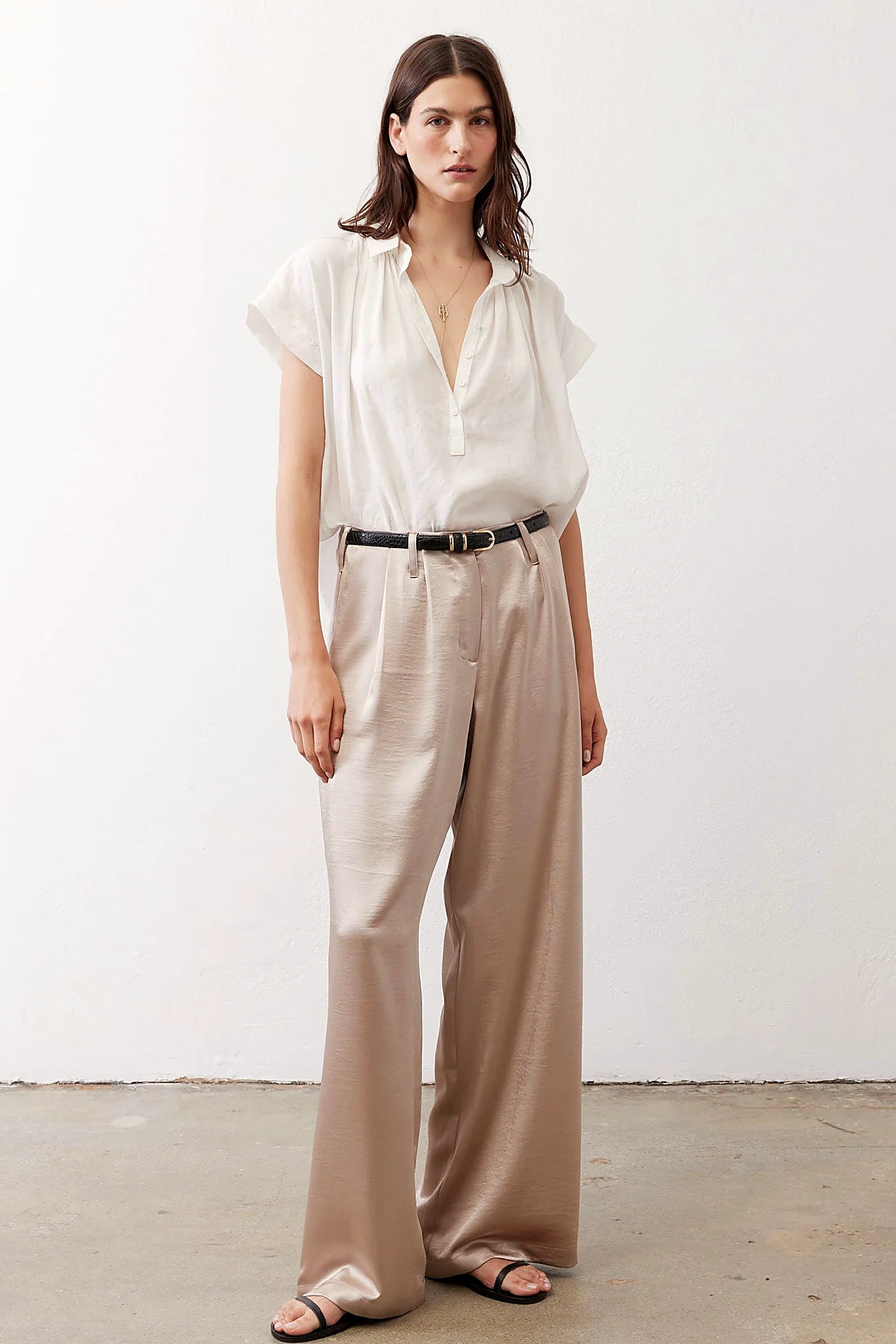 The Nonchalant Oversized Voile Blouse
