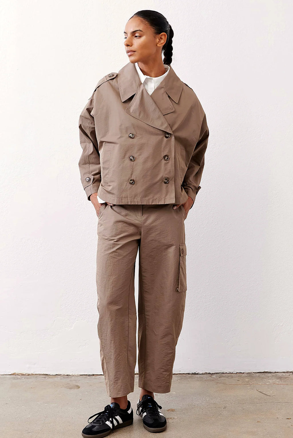 The Relaxed Cargo Barrel Pants
