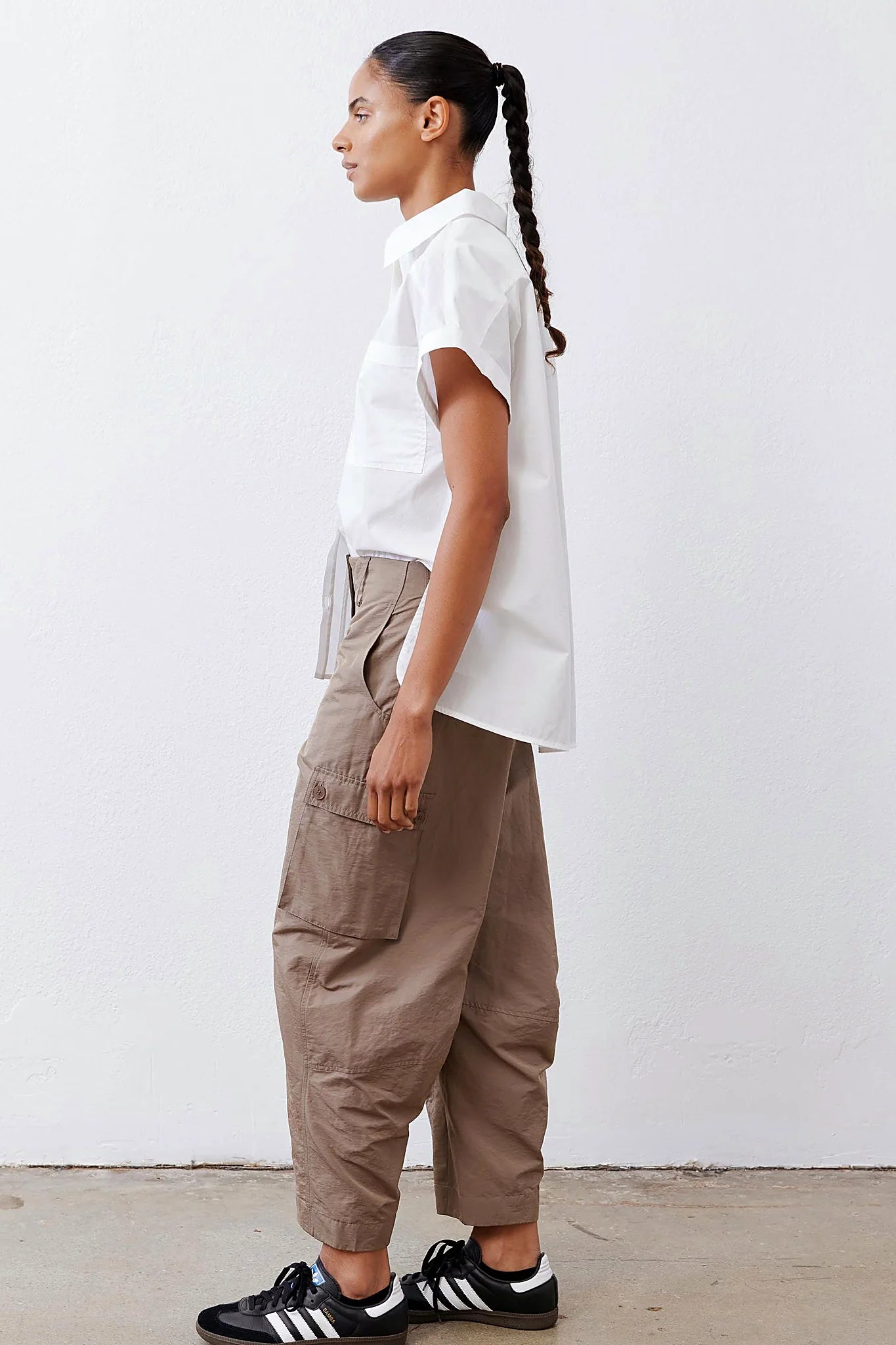 The Relaxed Cargo Barrel Pants