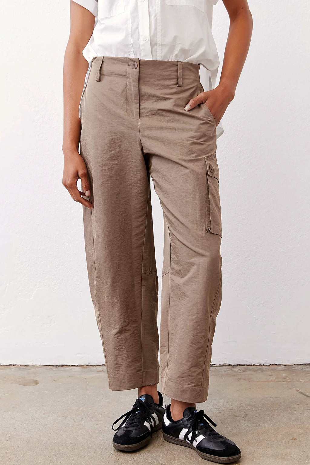 The Relaxed Cargo Barrel Pants