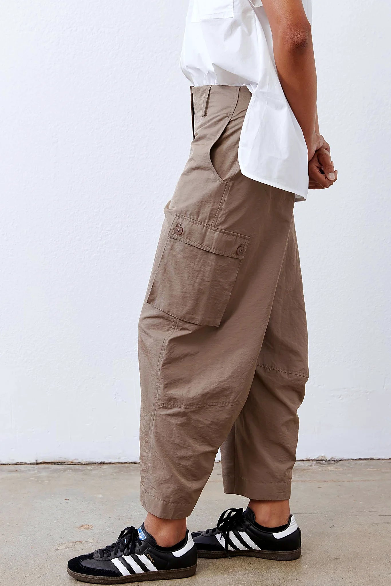 The Relaxed Cargo Barrel Pants
