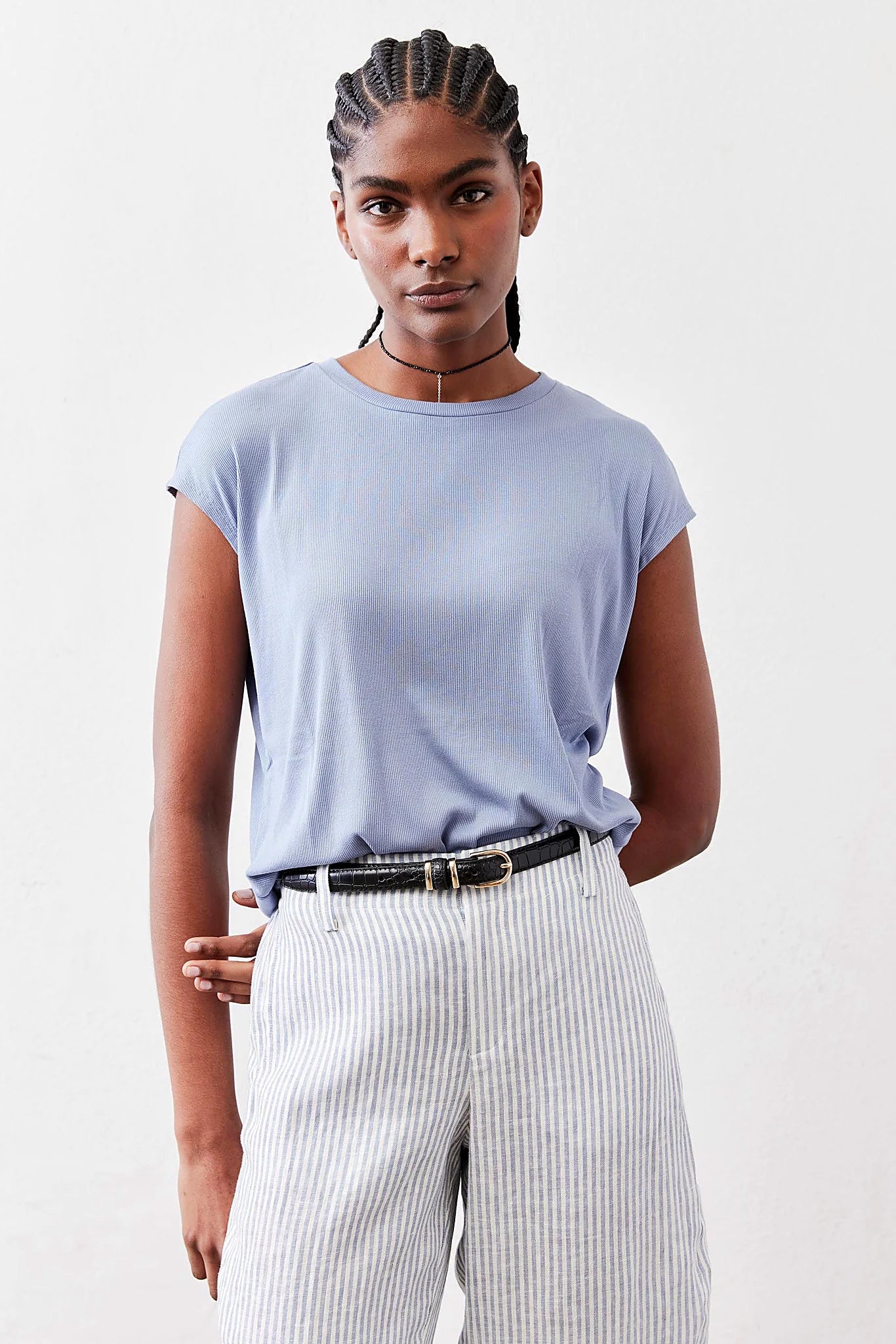 The Ribbed Tuck-In Tee