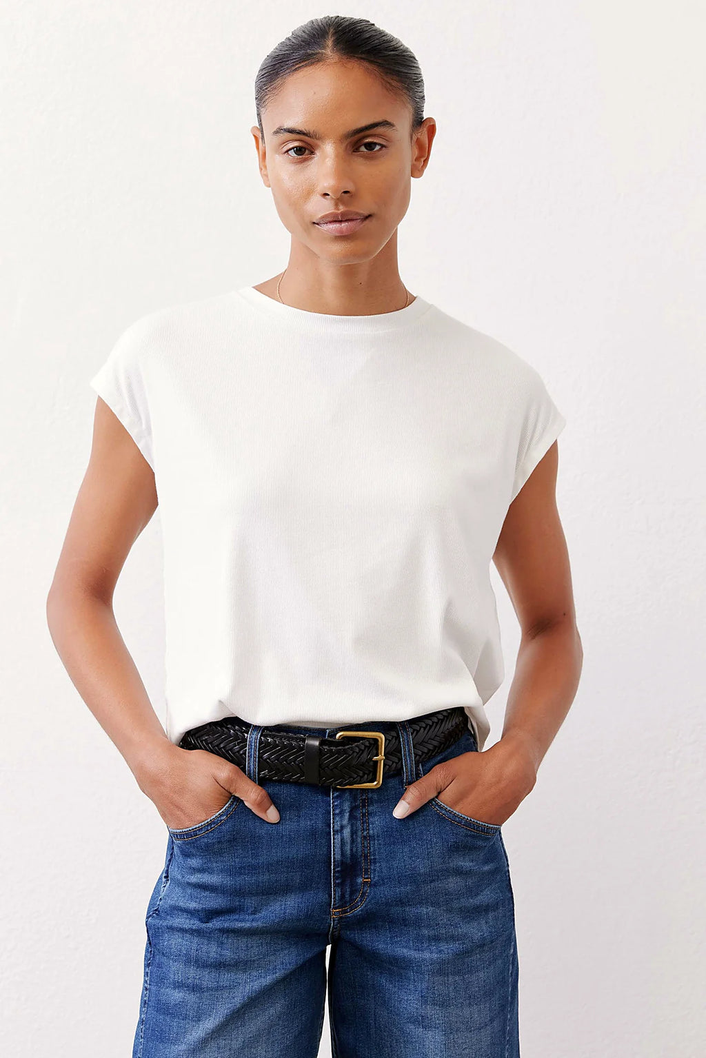 The Ribbed Tuck-In Tee