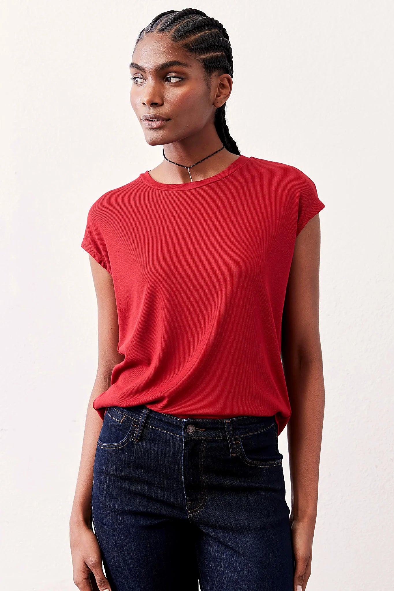 The Ribbed Tuck-In Tee