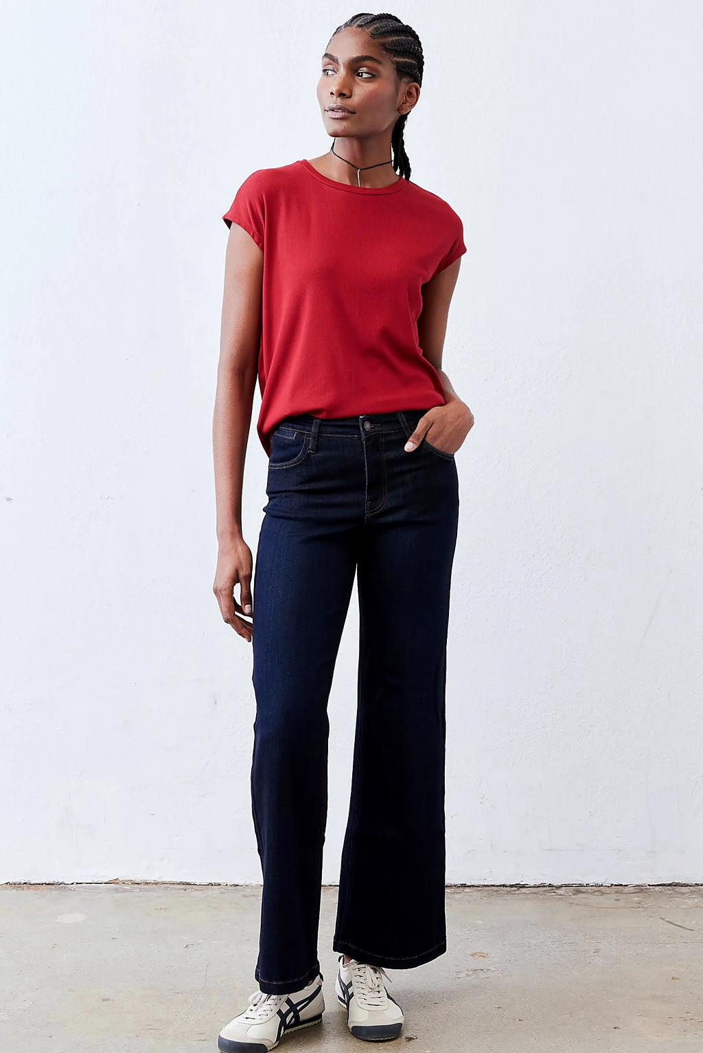 The Ribbed Tuck-In Tee