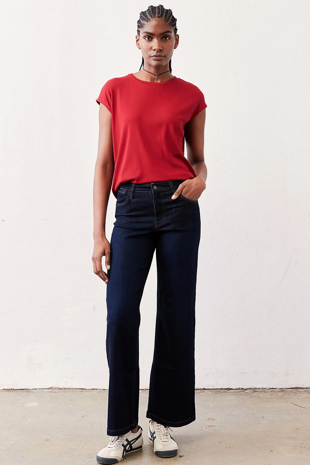 The Ribbed Tuck-In Tee
