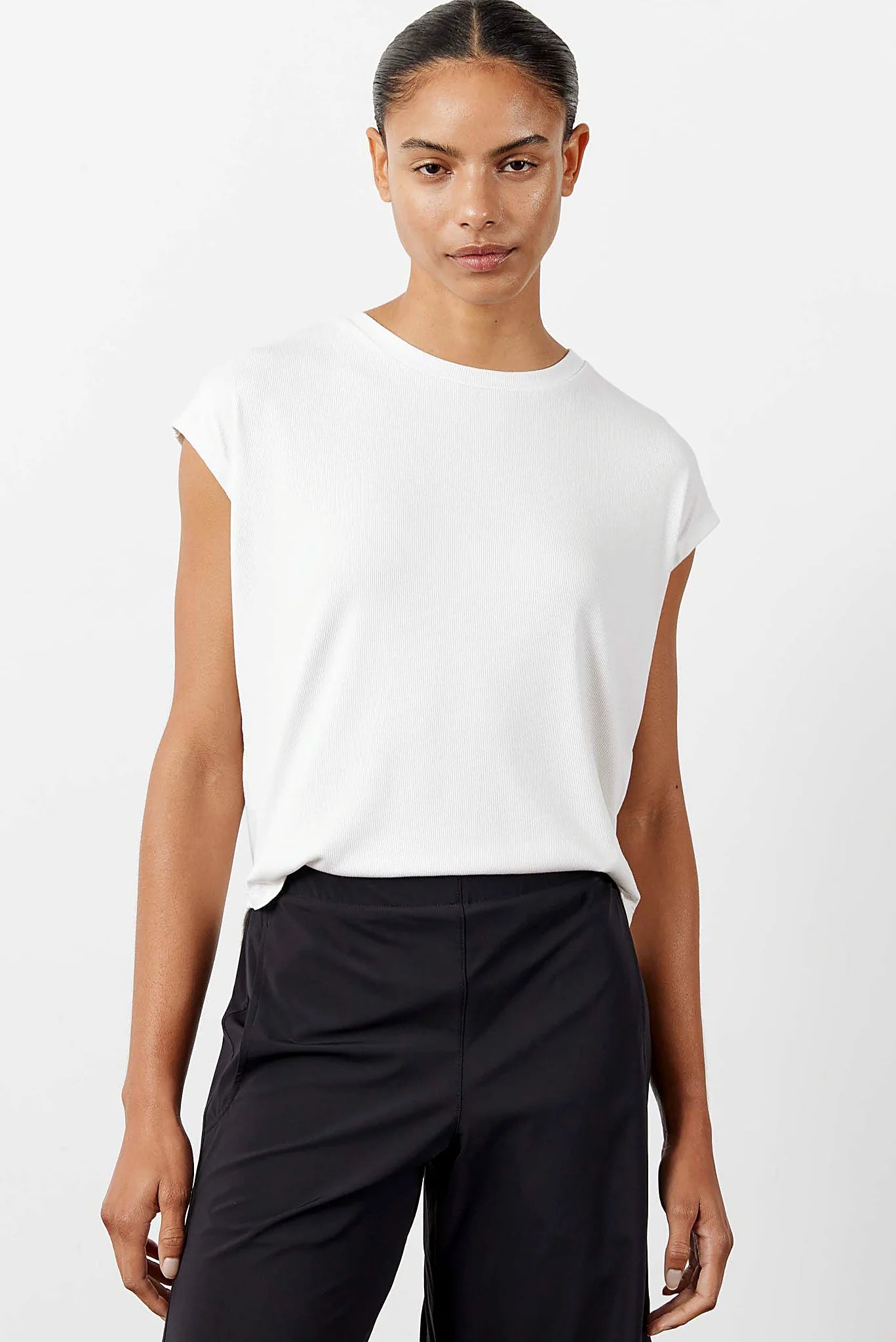 The Ribbed Tuck-In Tee
