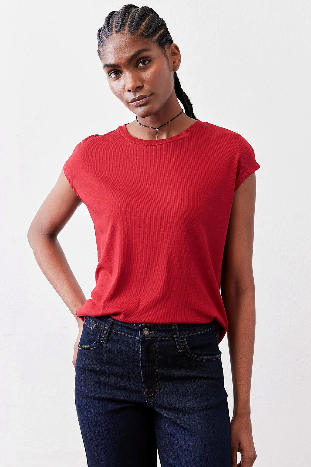 The Ribbed Tuck-In Tee