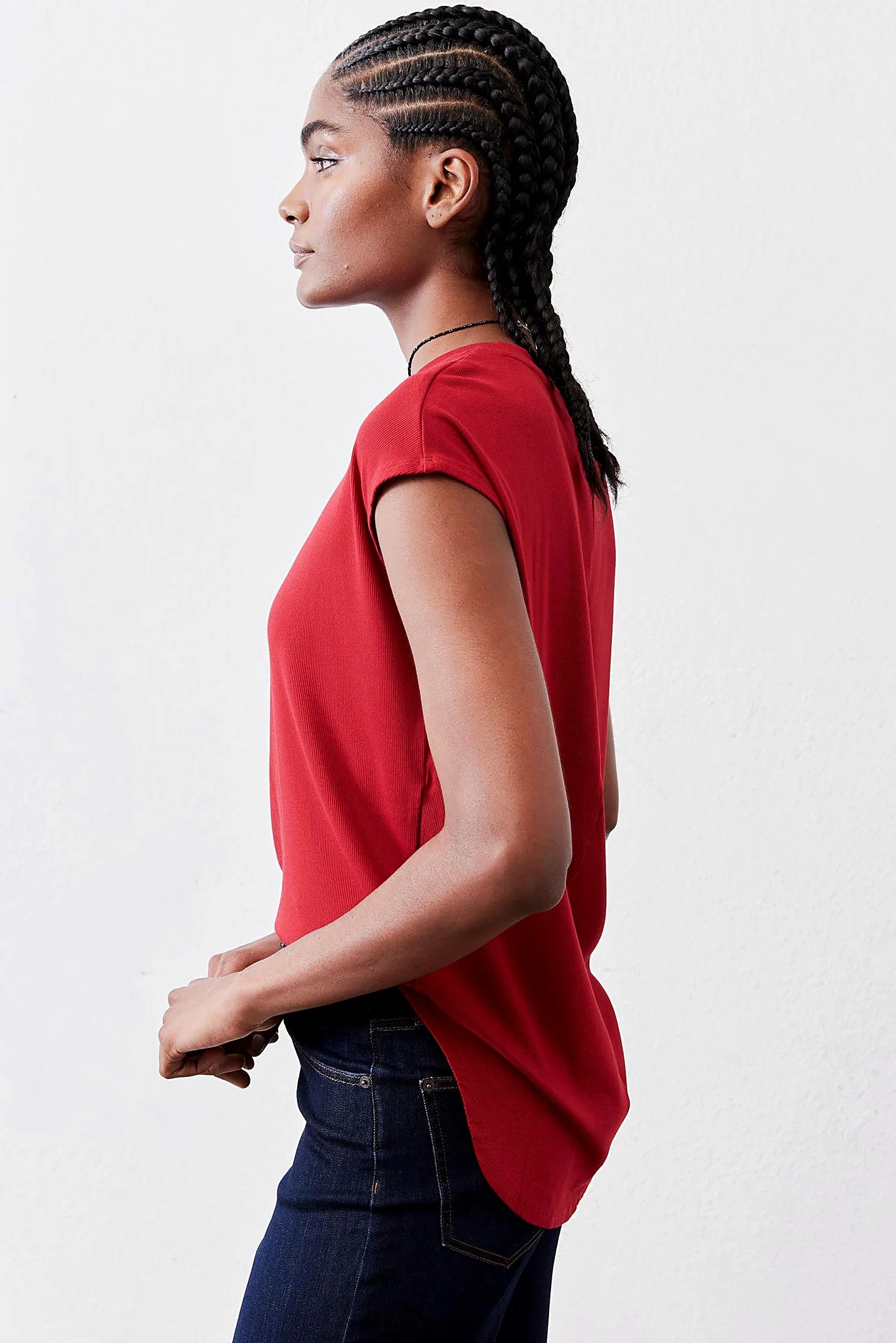 The Ribbed Tuck-In Tee