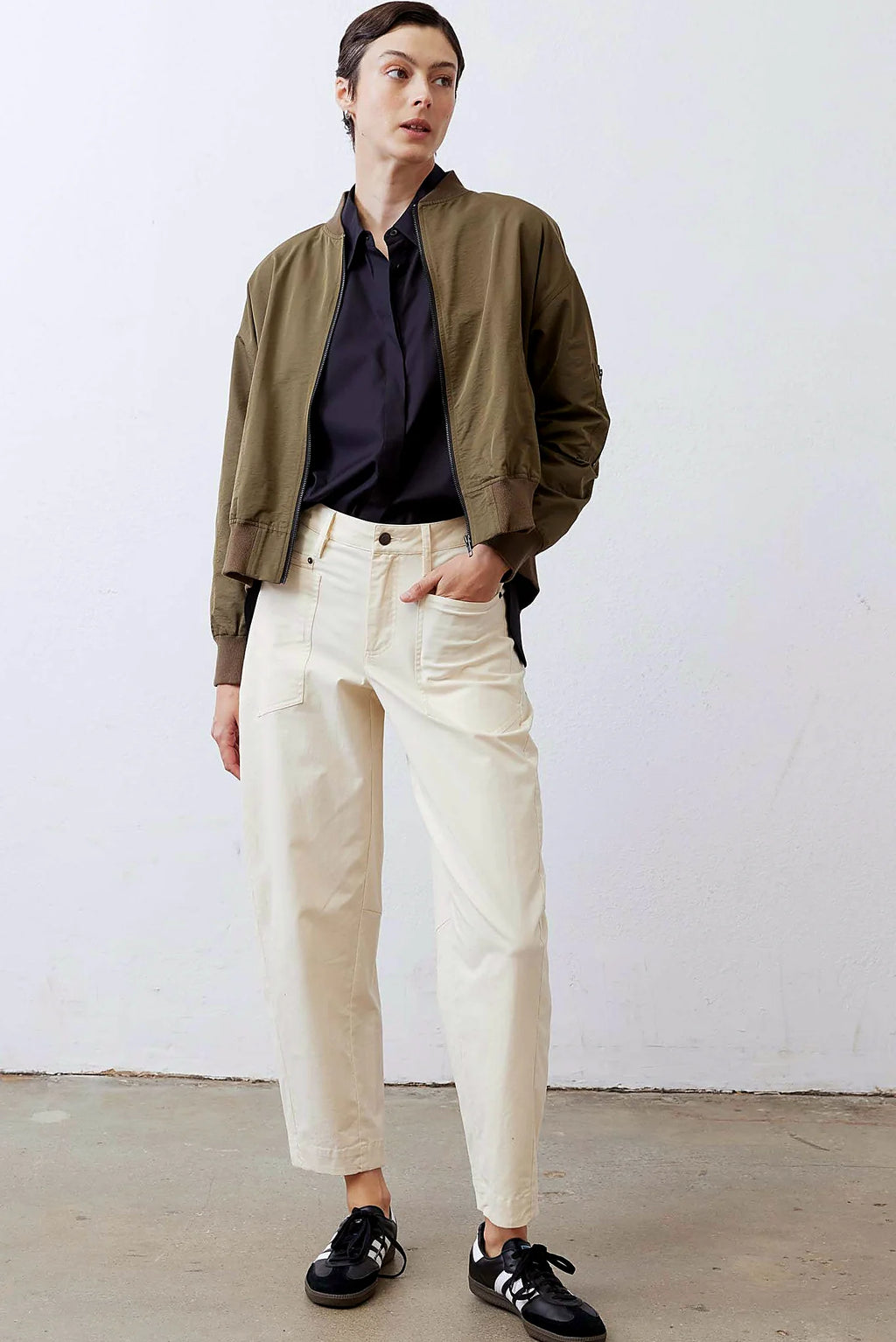 The Slouchy Soft Twill Pants