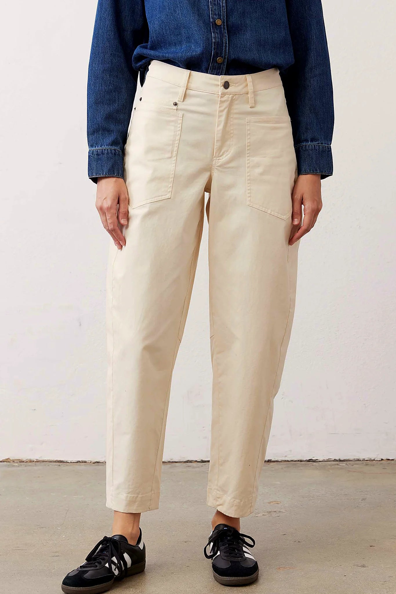 The Slouchy Soft Twill Pants